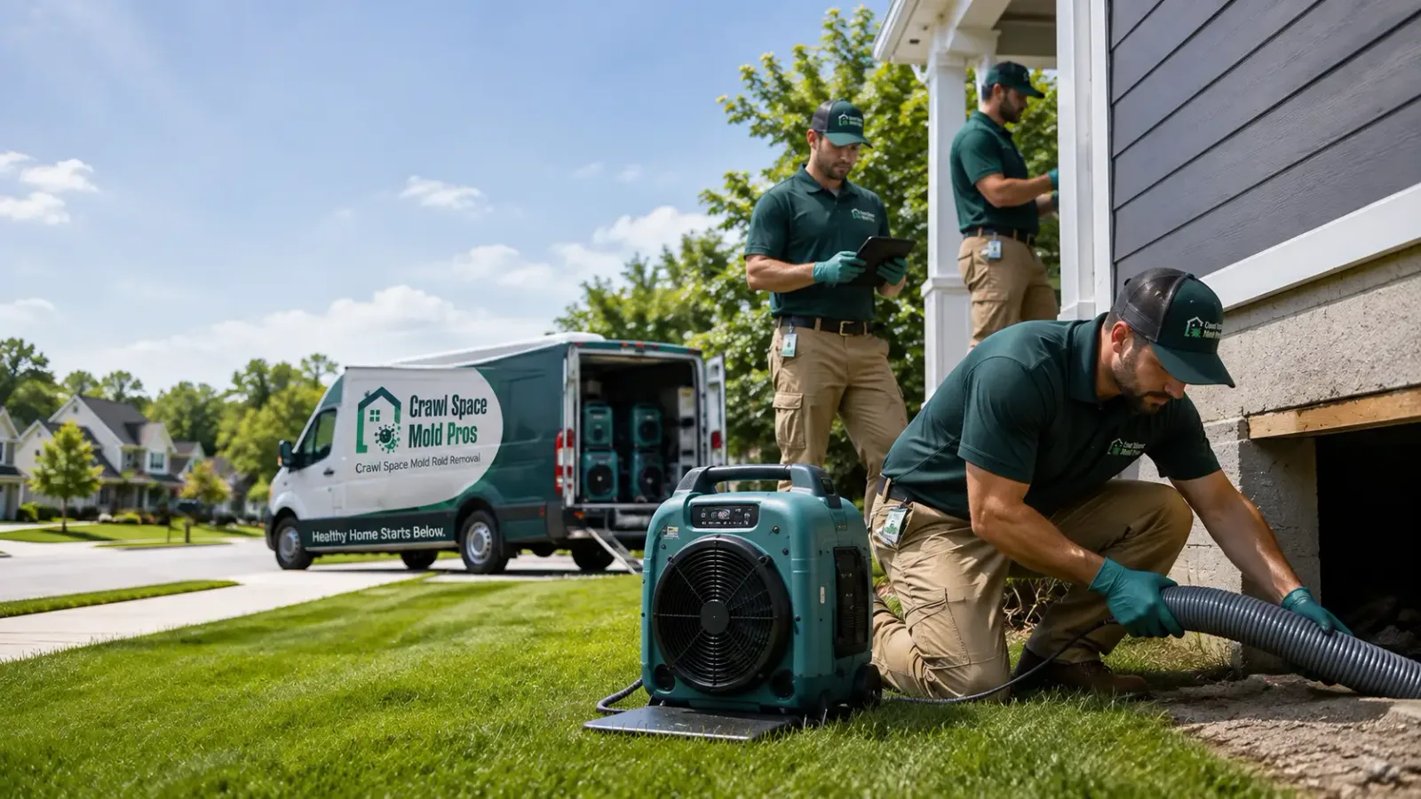 Crawl Space Mold Removal in Fleming, CO